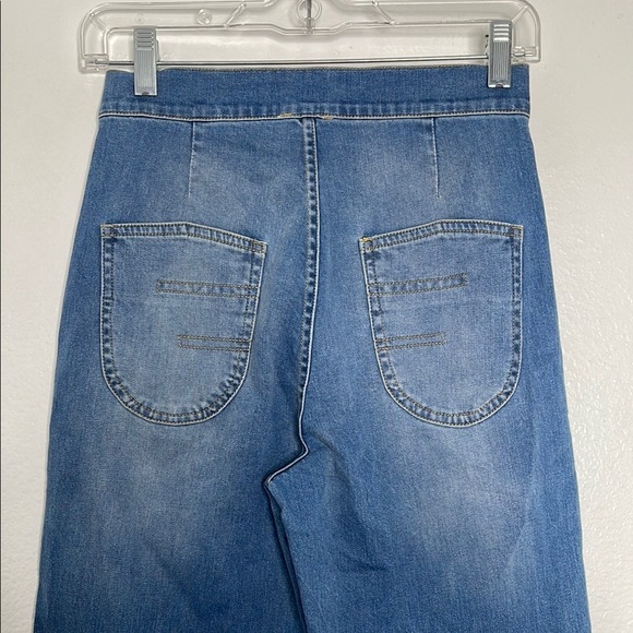 Flannel Australia Stretch High Waisted Wide Leg Denim Size 0 - Picture 5 of 7